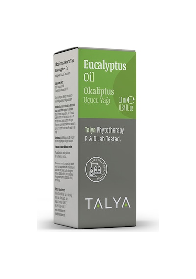 Talya %100 Saf ve Doğal Buhurdanlık ve Difüzör İçin Okaliptus Uçucu Yağı 10 ML