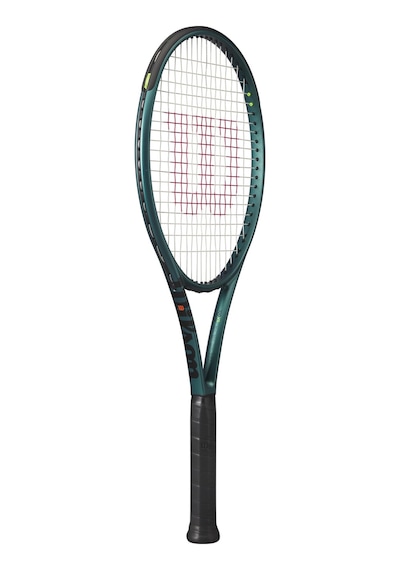 Wilson Blade 100 V9 Strung Performans Tenis Raketi - Kavrama Boyutu 2 - 4 1/4 İnç, Sensation İle Strung 16 Doğal Orta Aralıkta Gerilim