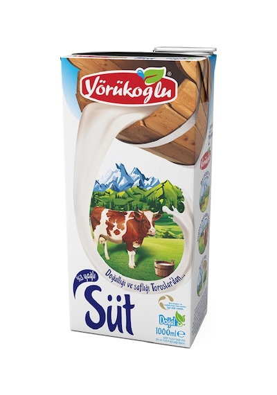 Yörükoğlu Yağlı Süt 1 Lt X 6 Adet