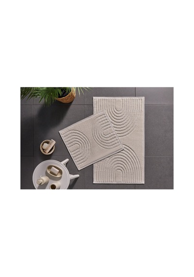 Bohemio 2'li Banyo Paspası Krem