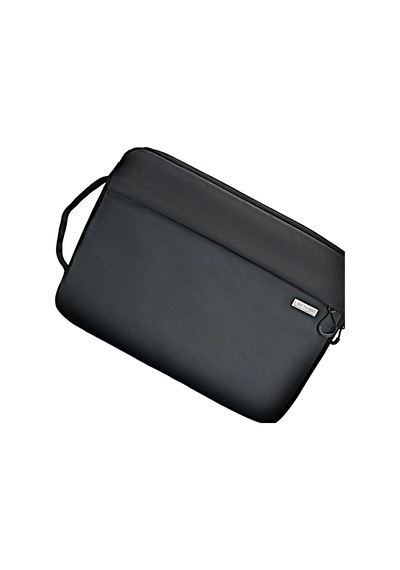 Lenyes Lb575 13-14 İnç Laptop Çantası Creator Serisi Darbe Emici Su Geçirmez Polyester Kumaş Siyah