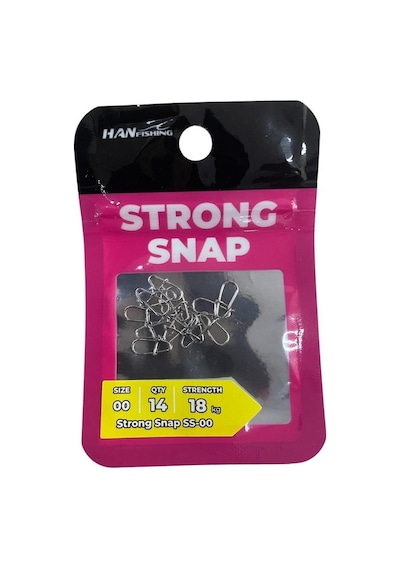 Hanfish Strong Snap No 00 Lrf Klipsi 14 Adet