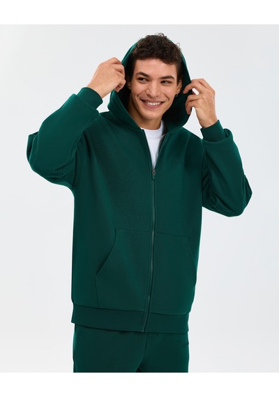 Skechers M Essential Full Zip Hoodie Sweatshirt Erkek Haki Sweatshirt S2610014-4222