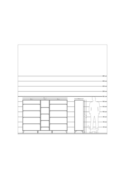 Hyperion Dolap 11 Raflı 220x44x163 Antrasit-antrasit Antrasit-antrasit Hyperion Dolap 11 Raflı 220x44x163 Antrasit-antrasit Antrasit-antrasit