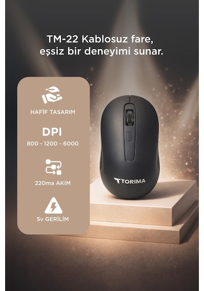 Torima TM22 Kablosuz Optik Mouse