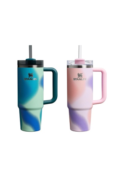 Quencher H2.0 Flowstate Pipetli Termos Bardak 0.89 Litre - Coastal Teal Paslanmaz Çelik Çok Renkli