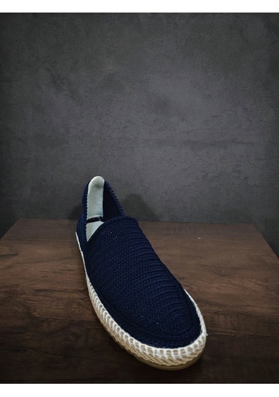 Orifkozmo %100 El Yapımı El Örgüsü Erkek Espadril & Hafif Casual Yazlık Ayakkabı Lacivert Orifkozmo %100 El Yapımı El Örgüsü Erkek Espadril & Hafif Casual Yazlık Ayakkabı Lacivert