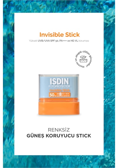 Fotoprotector Invisible Stick Spf50 10 G