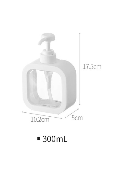 Mukko Home Plastik Akrilik Sıvı Sabunluk 300 Ml + 500 Ml 2'li Sıvı Sabunluk Diğer