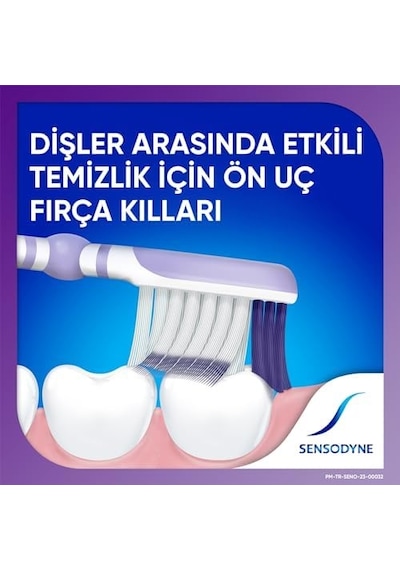 Hızlı Rahatlama Hassas Dişler İçin Yumuşak Diş Fırçası 1 X 2 Adet Açık Ahşap