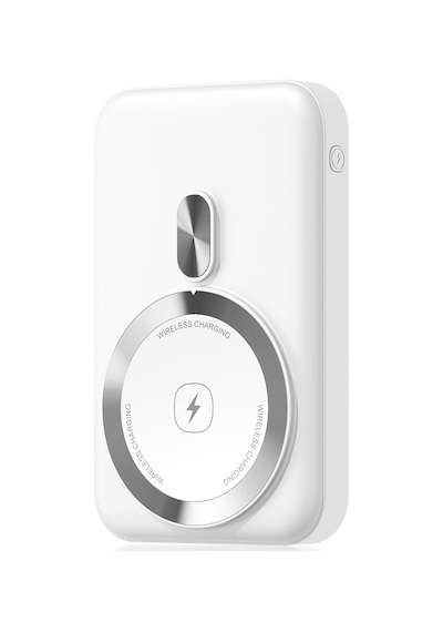 Polosmart Psm129 5000 Mah Kablosuz Powerbank 20w Pd Hızlı Şarj Type-c Çıkışlı Magsafe Beyaz Beyaz