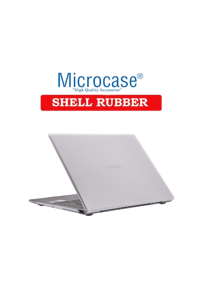Microcase Matebook 14 Shell Rubber Kapak Kılıf - Şeffaf