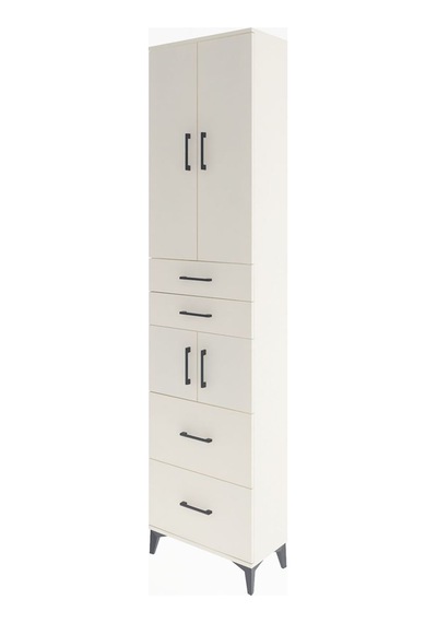 Arges Dolap 4 Raflı 4 Çekmeceli 4 Kapaklı 60x30x243 Aytaşı-ay... Aytaşı