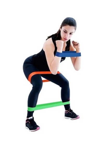 Pilates Squat Aerobik Direnç Lastiği 5'li