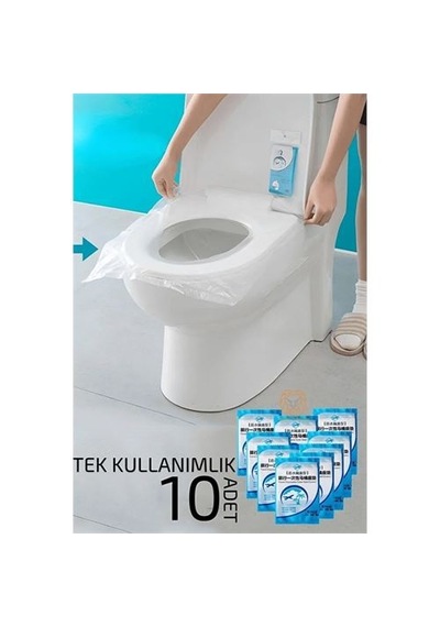 Zenvac Klozet Kapağı Kılıfı Hijyenik Seyahat Tek Kullanımlık Klozet Wc Örtüsü 10 Adet 720808 Zenvac29