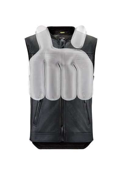 Alpinestars Tech-air 3 V2 Deri System Airbag Yelek Siyah