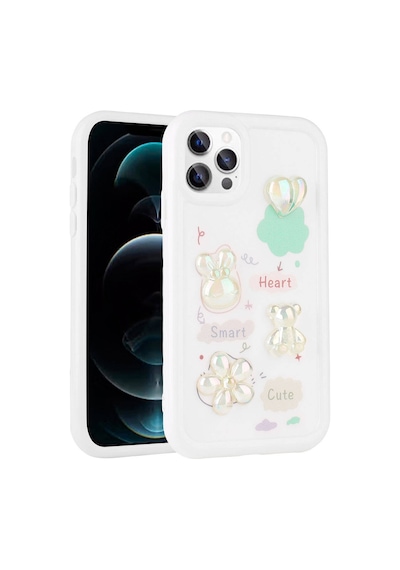 Apple Uyumlu  iPhone 11 Pro Kılıf Kabartma Figürlü Parlak Zore Toys Silikon Kapak