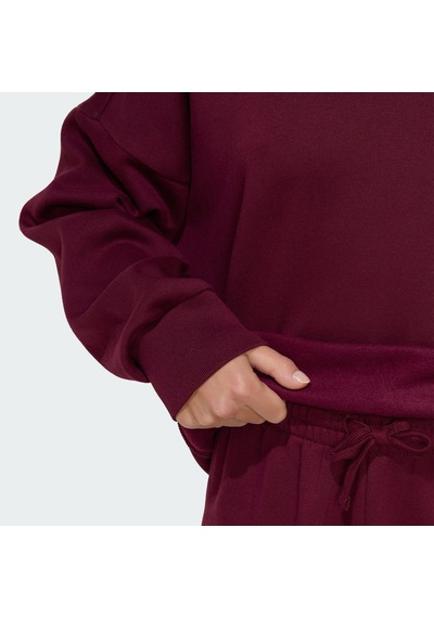 Adidas Hz0855 W 3ss Fl Hd2 Kadın Sweatshirt Bordo