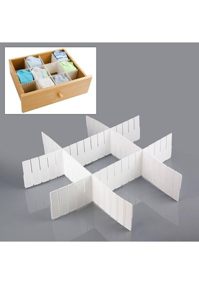 Çekmece Içi Şal Çorap Kravat Düzenleyici Plastik Organizer 3 Adet Plastik Gri Diğer