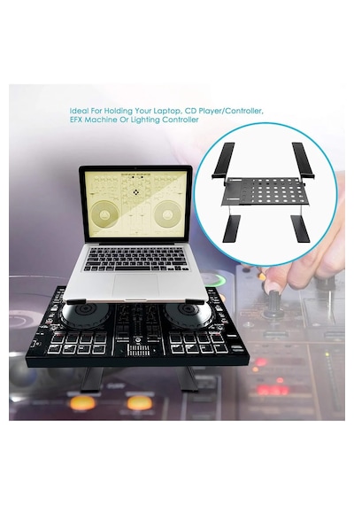 Pyle Plpts26 Ayarlanabilir Laptop Bilgisayar Ve Dj Controller Standı