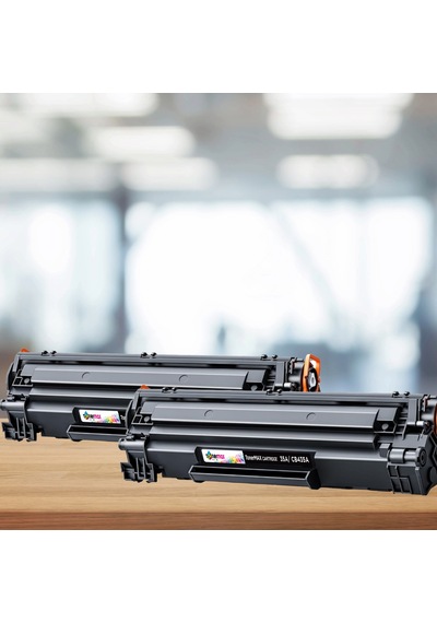 Hp Laserjet P1005 .  Toner Çipli Cb435a 2'li 1.500 Sayfa