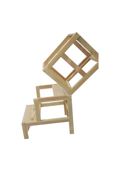 Montessori Tarzı Öğrenme Kulesi Learning Tower Ahşap