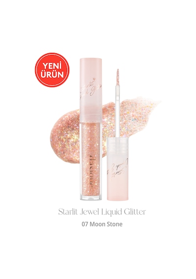 Dasique İnci Işıltılı Likit Glitter Starlit Jewel Liquid Glitter 07 Moon Stone 07 Moon Stone