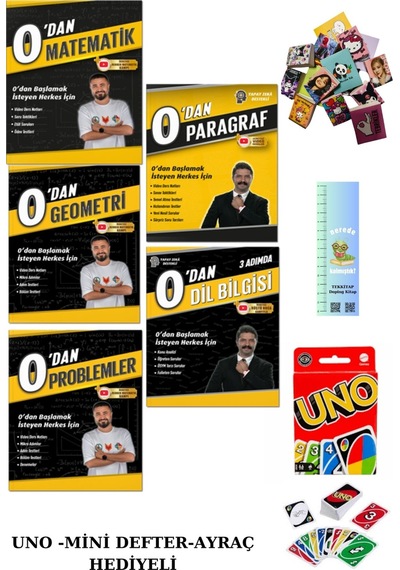 Rehber Matematik Tyt 0 Dan Mat-geometri-problemler -paragraf-dil Bilgisi 5 Kitap Uno-mini-trtıl