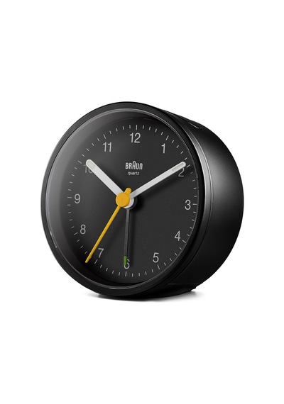 Braun Bc12b Siyah Klasik Analog Alarmlı Masa Saati Brn.bc12b