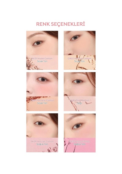 Cilde Yumuşak Ve Doğal Renk Veren Pastel Tonlarda Allık Apıeu Juicy-pang Pastel Blusher Pk12 Pk12 Cherry Cotton Çok Renkli Cilde Yumuşak Ve Doğal Renk Veren Pastel Tonlarda Allık Apıeu Juicy-pang Pastel Blusher Pk12 Pk12 Cherry Cotton Çok Renkli