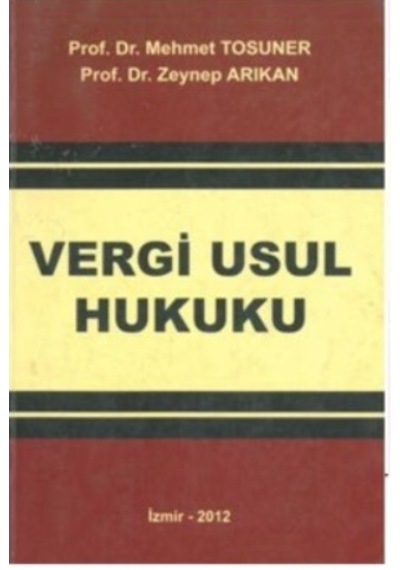 Vergi Usul Hukuku Mehmet Tosuner 2012 2.El İadesiz