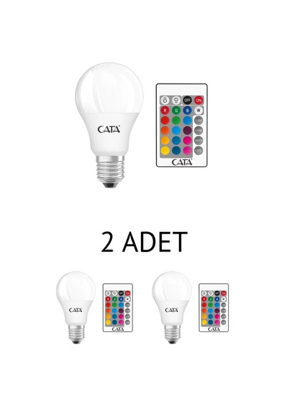 Ct-4058 Kumandalı Led Ampul 9w Beyaz - 2 Li Paket