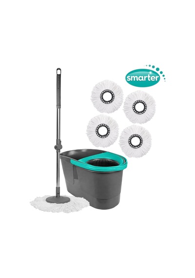 Smarter Otomatik Temizlik Seti 4 Mikrofiber Mop Paspas