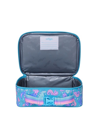 Smiggle Little Journeys Mini Kare Beslenme Çantası Aqua 458129 Çok Renkli
