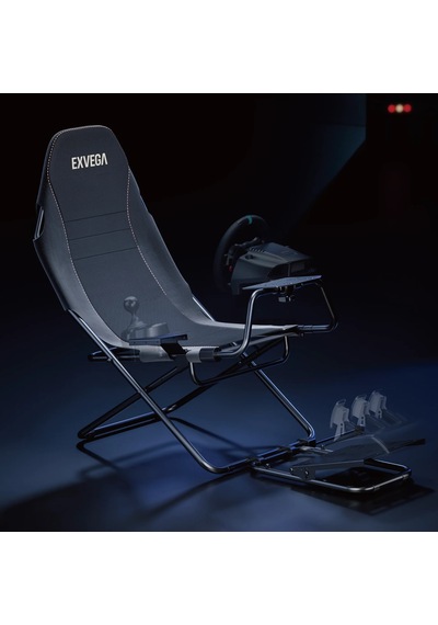 Exvega Katlanabilir Koltuklu Sim Racing Yarış Simülatörü Kokpiti Sr02