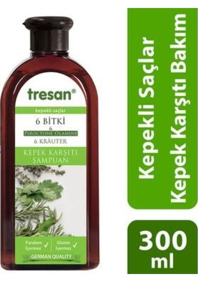 Kepek Karşıtı Bakım 6 Bitki Özlü 300 Ml Şampuan