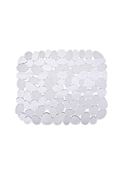 Wenko 2003010100 Lavabo Altlığı Stone Şeffaf, Plastik, Şeffaf,50 X 40 X 25 Cm Diğer