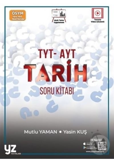 Yks Tyt Ayt Tarih Soru Kitabı Yz Yayınları