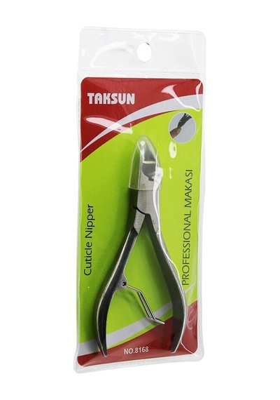 Taksun No-8168 Metal Manikür Ve Pedikür Tırnak Et Pensi Büyük Cuticle Nipper - 12'li Paket