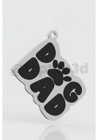 Dog Dad Anahtarlık Hediyelik, 3d Köpek Sahiplerine Özel Anahtarlık