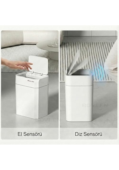 Otomatik Hareket Sensörlü Çöp Kovası, Banyo Çöp Kovası, Çocuk Odası Çöp Sepeti, Çöp Kutusu, 2 Adet 1.5 V Aa Pil, Piller Pakete Dahil Değildir - 18 Litre 26.5x20.2x31.8 Cm 6998 Otomatik Hareket Sensörlü Çöp Kovası, Banyo Çöp Kovası, Çocuk Odası Çöp Sepeti, Çöp Kutusu, 2 Adet 1.5 V Aa Pil, Piller Pakete Dahil Değildir - 18 Litre 26.5x20.2x31.8 Cm 6998