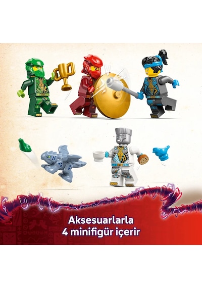 LEGO® NINJAGO® Ninja Spinjitzu Tapınağı 71831 - 4 Yaş ve Üzeri Çocuklar için 4 Minifigür ve Ejderha Modeli İçeren Oyuncak Yapım Seti (158P) LEGO® NINJAGO® Ninja Spinjitzu Tapınağı 71831 - 4 Yaş ve Üzeri Çocuklar için 4 Minifigür ve Ejderha Modeli İçeren Oyuncak Yapım Seti (158P)