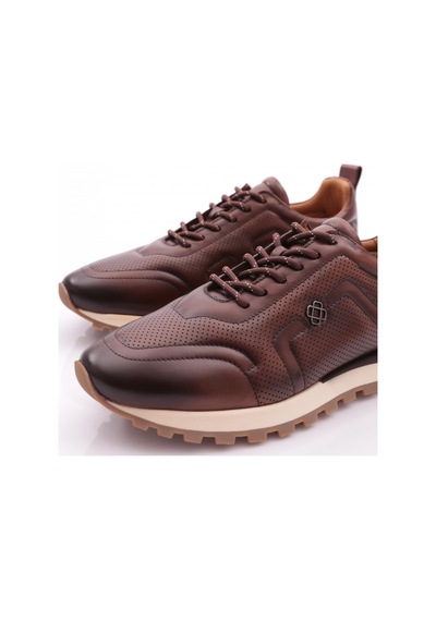 Dgn 5960 Erkek Bağcikli Sneakers Ayakkabi Kahve
