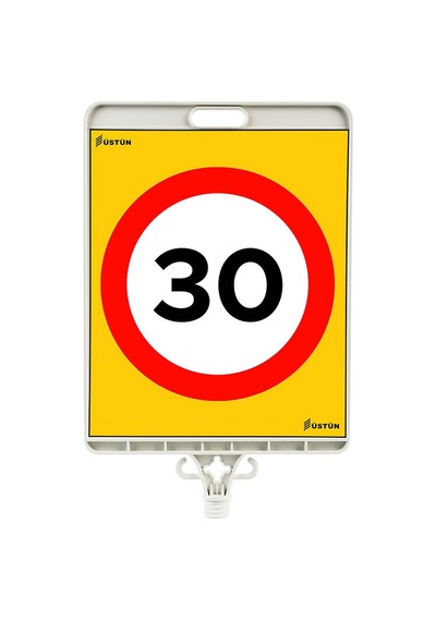 Dikdörtgen Levha Azami Hız 30