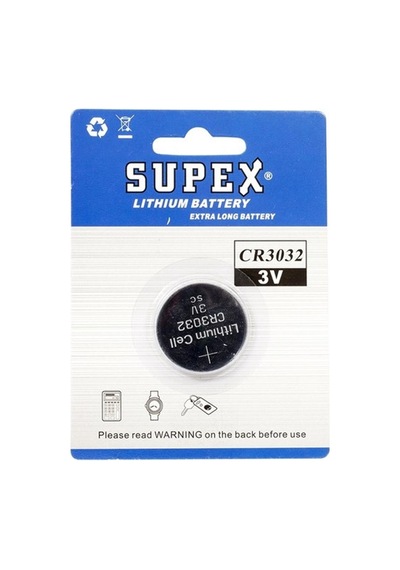 Supex Cr3032 3v Lityum Düğme Pil Tekli Paket