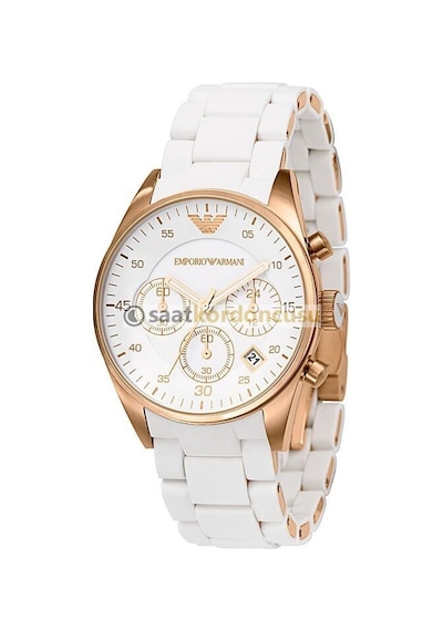Emporio Armani Ar5919 Beyaz Silikon Kaplama Saat Kordonu