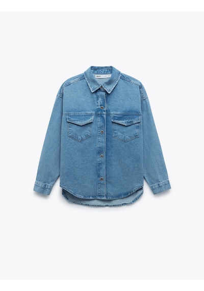 Koton Taş Detaylı Uzun Kollu Relax Fit Pamuklu Denim Ceket Bleach 5sal50005md Açık Mavi Koton Taş Detaylı Uzun Kollu Relax Fit Pamuklu Denim Ceket Bleach 5sal50005md Açık Mavi
