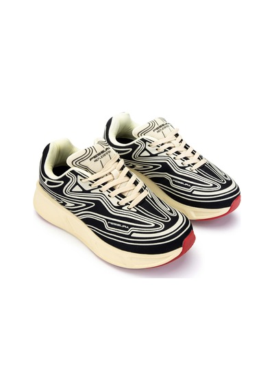 Fessura Kadın Tekstil Siyah/kemik Sneakers & Spor Ayakkabı 1001 Rex001 Bn Ayk Y24 Black/bone Kemik - Siyah
