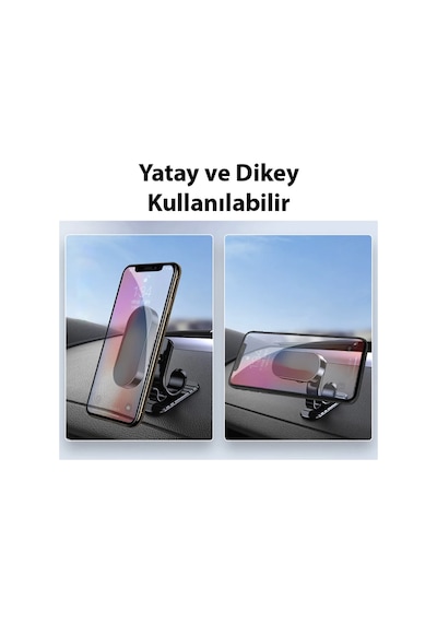 Torpido Üstü Mıknatıslı Çok Güçlü Telefon Tutucu Fiat Renault Opel Peugeot Uyumlu