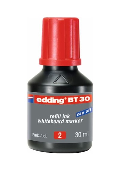 Edding Bt30 Beyaz Tahta Kalemi Mürekkebi 30 Ml. Kırmızı